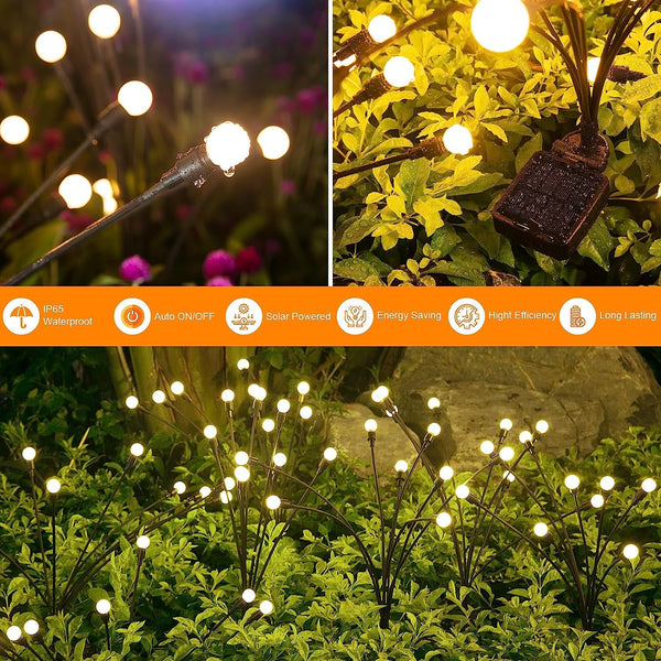 Solar Lights Outdoor(4 Pack-32 Leds),Solar Garden Lights,Fairy Lights4