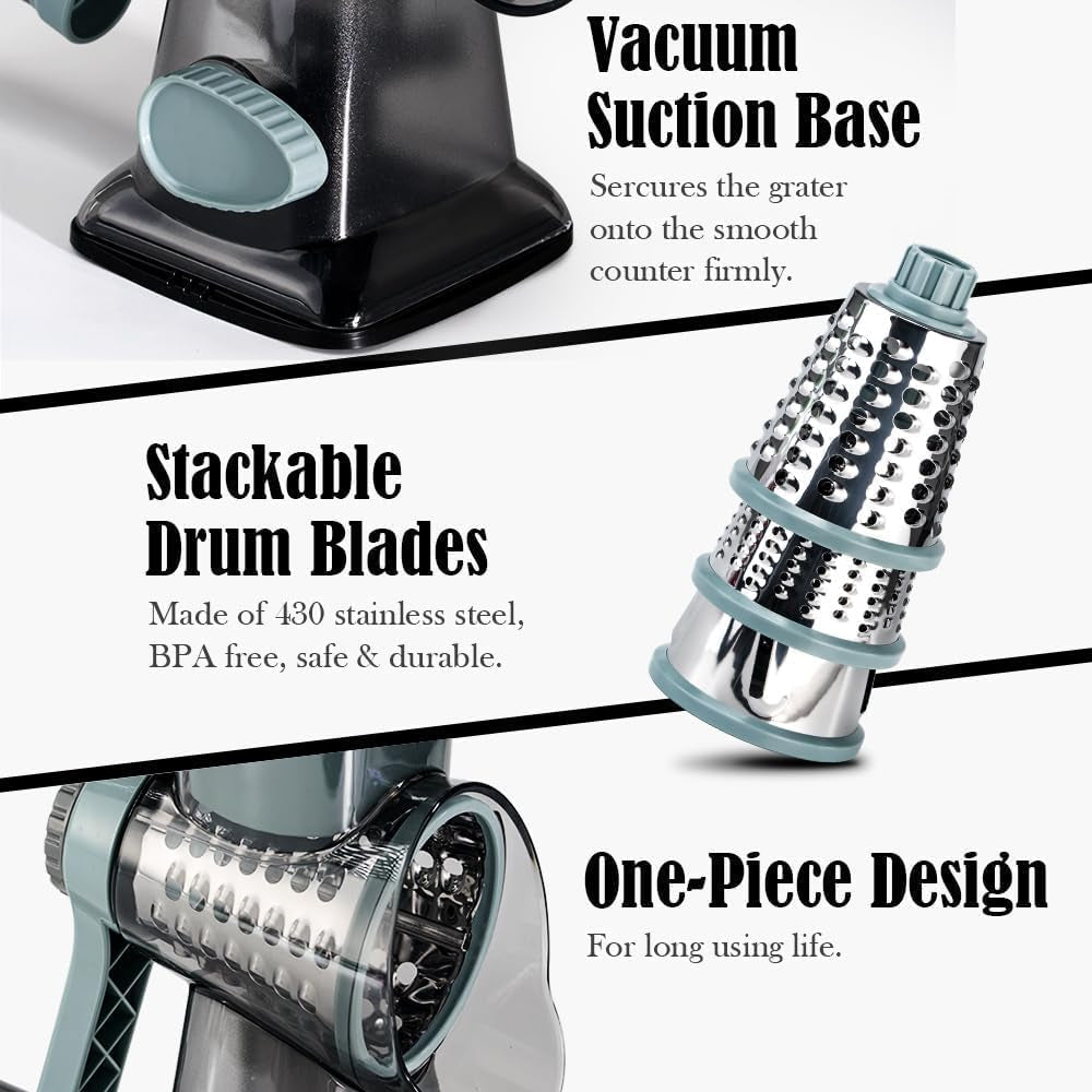 cheese-grater-vegetable-cheese-shredder-slicer-grater-for-kitchen-3-changeable-blades-for-cheese-potato-zucchini-nuts-chocolate-grey-blue