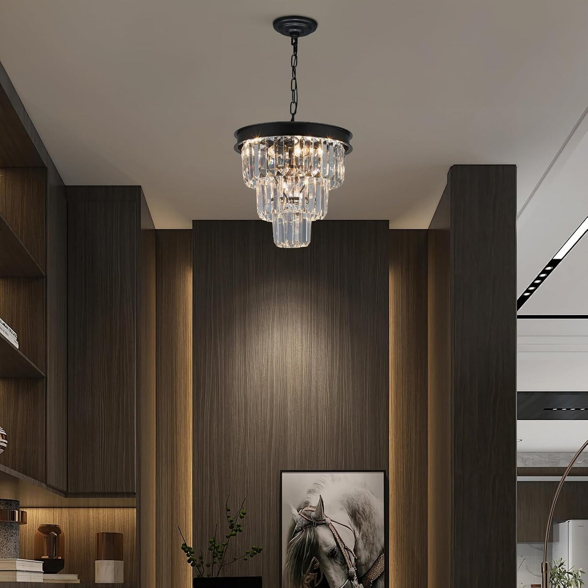 black-crystal-chandeliers-for-dining-room-4-lights-d12-inch