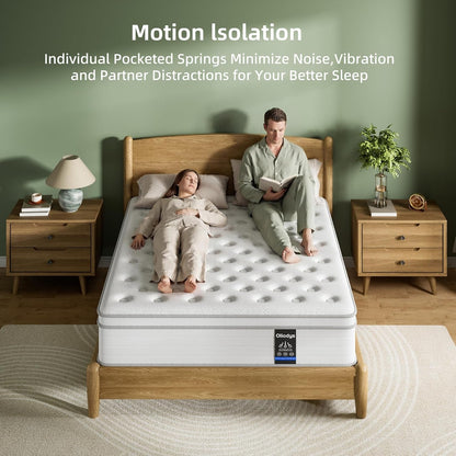Full Mattress 12 Inch, Hybrid Spring Mattress, Medium Firm7