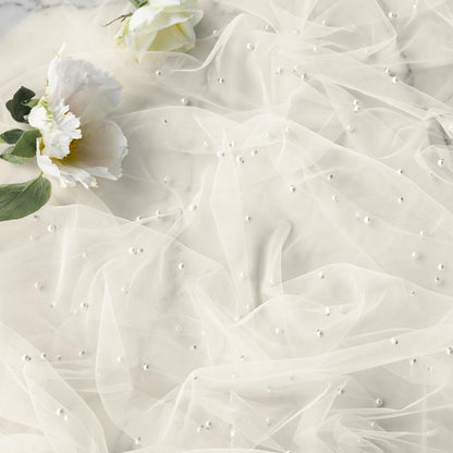 Pearl Beige Gauze Table Runner 120 Inch 10FT, Seasonal Sheer Dining Holiday Wedding Birthday Baby Shower Table Decor for Home Party7