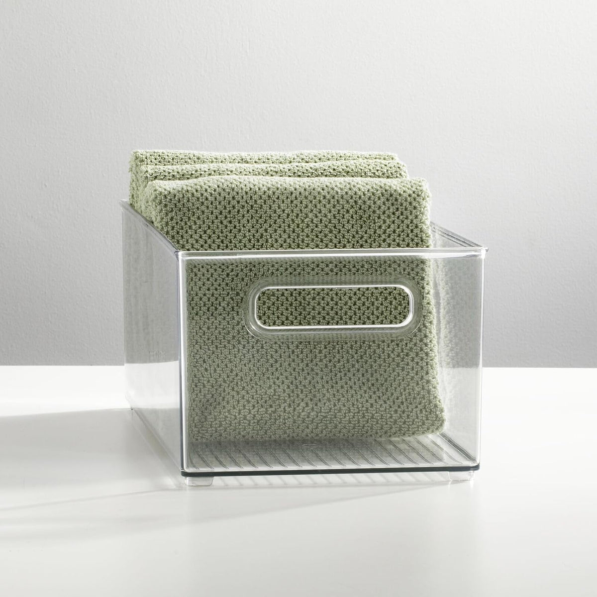 deep-plastic-storage-organizer-container-bin-bath-and-shower-organization-for-cabinet-cupboard-shelves-counter-or-closet-holds-shampoo-vitamins-ligne-collection-2-pack-clear