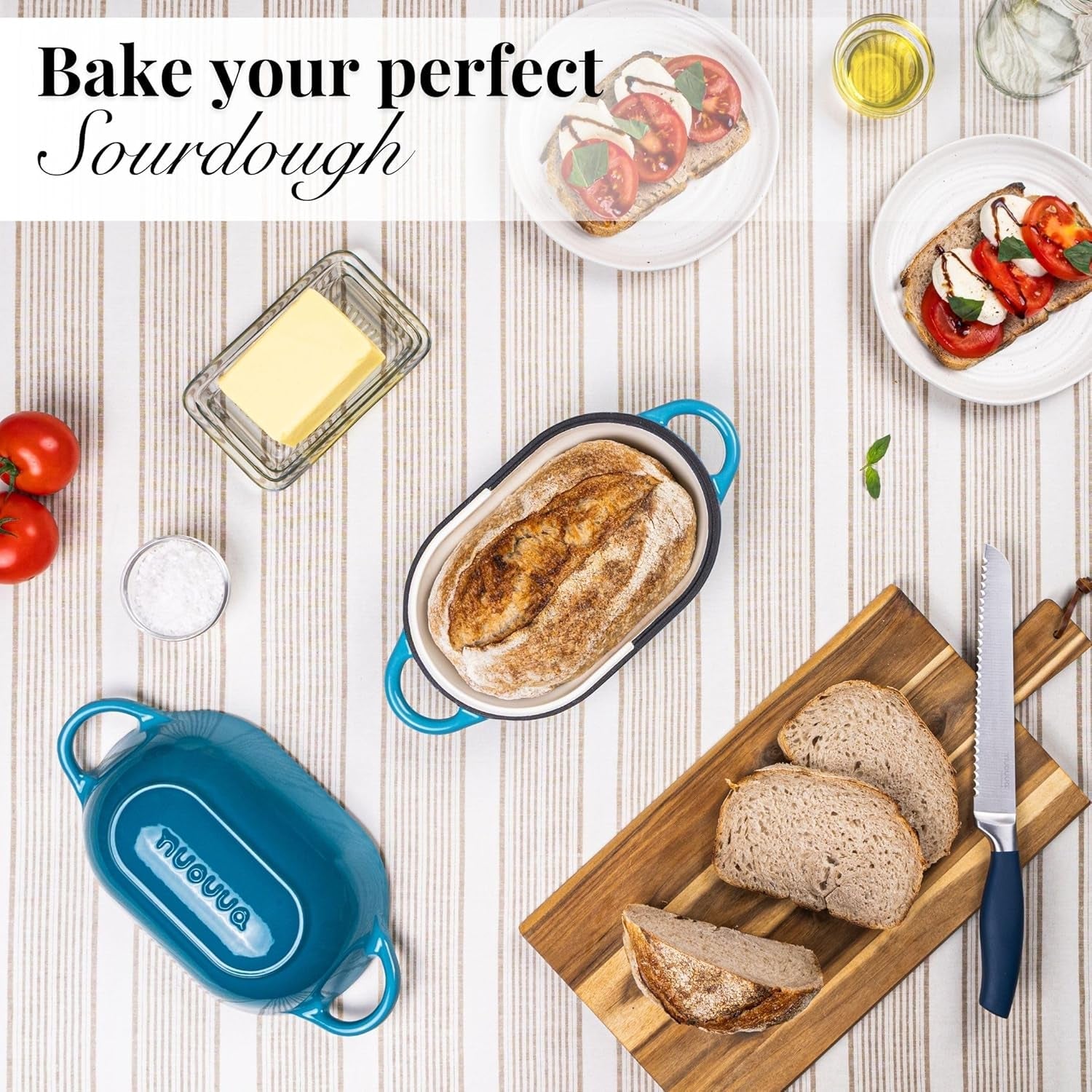 dutch-oven-for-sourdough-bread-baking-enamelled-cast-iron-bread-loaf-pot-oven-safe-non-stick-bread-pot-rectangular-light-blue-24cm-x-16cm-by