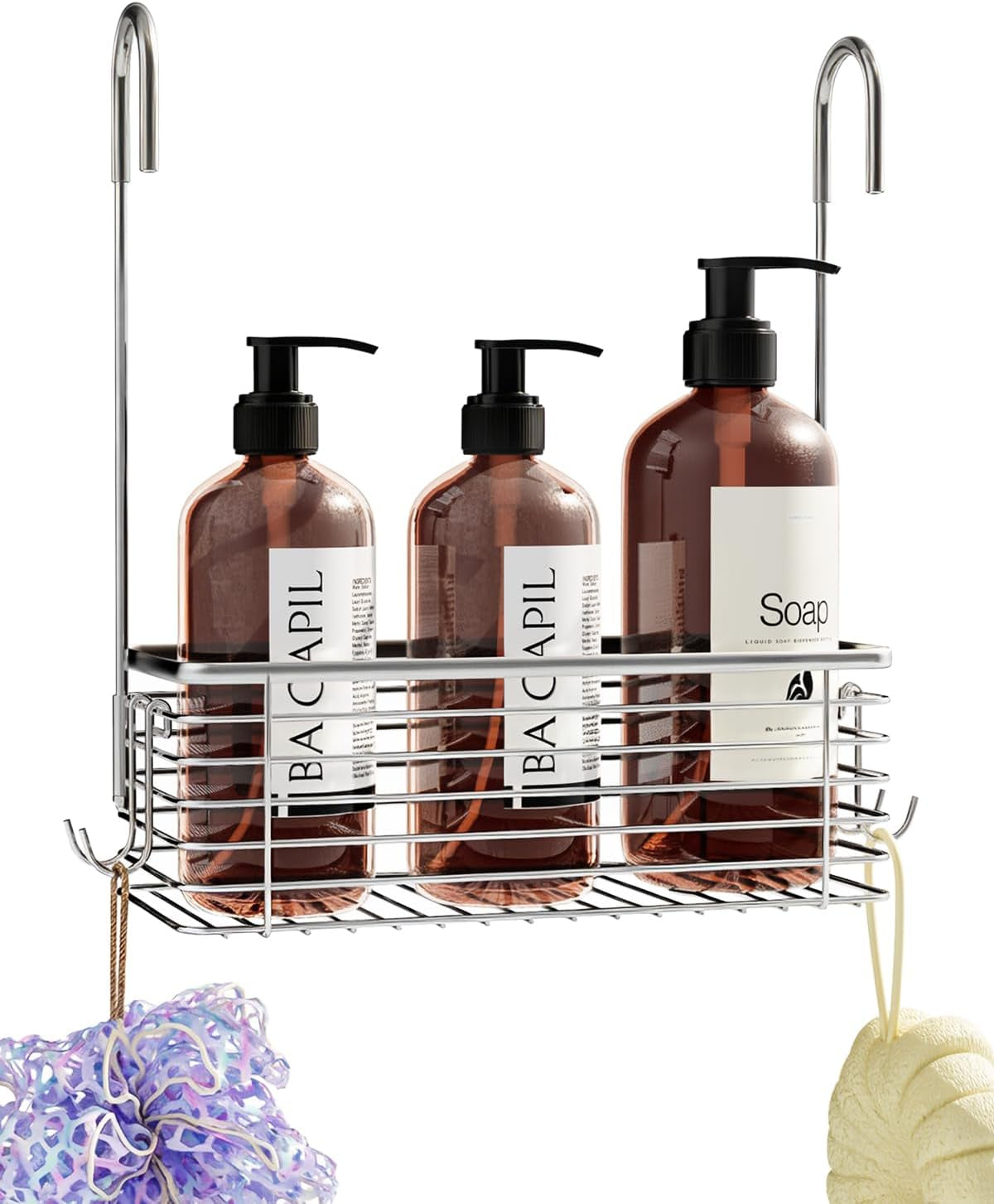 over-door-shower-caddy-stainless-steel-bathroom-organizer-with-rotating-hooks-hanging-storage-basket-for-shampoo