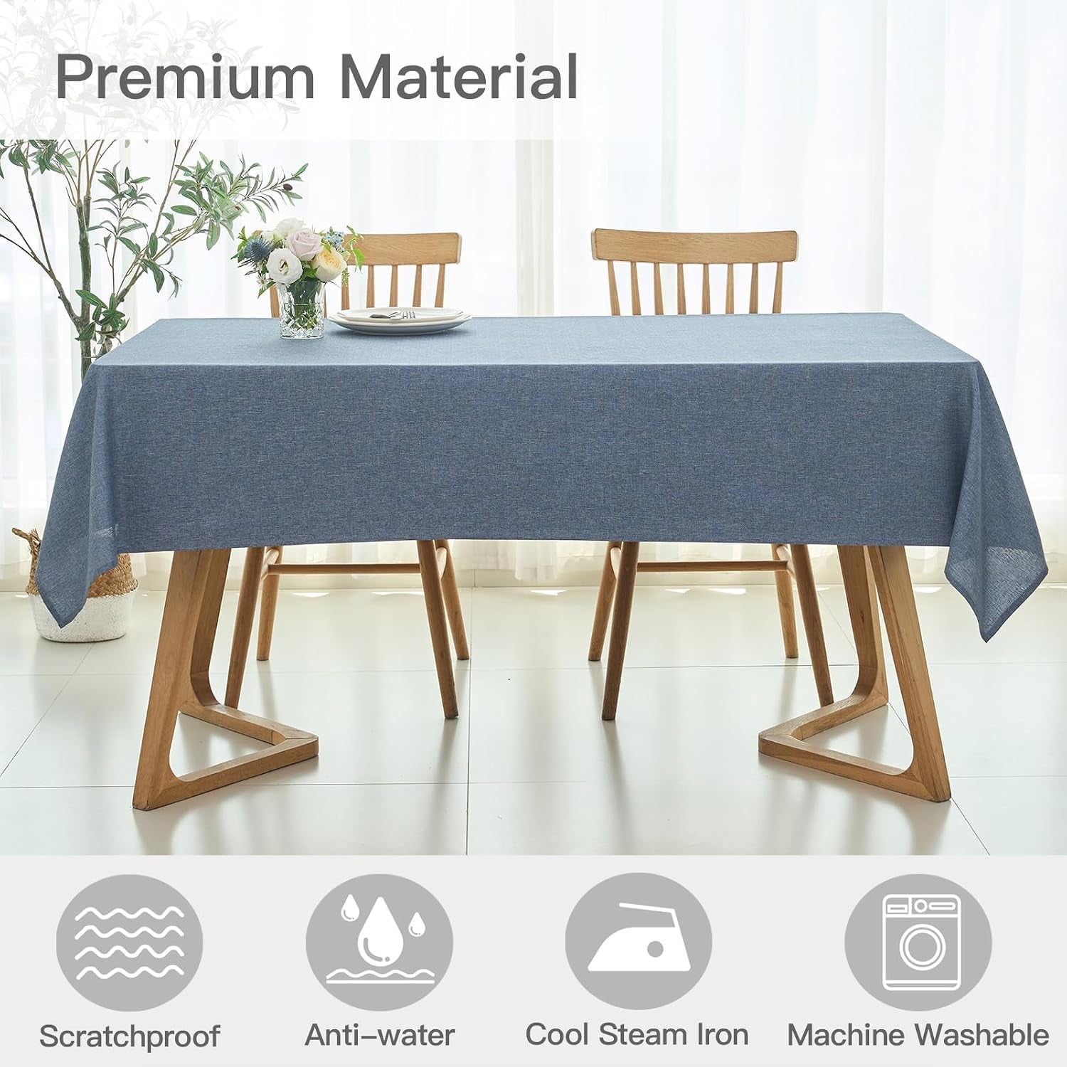 linen-texture-tablecloth-water-resistant-antiwrinkle-spillproof-wipeable-washable-soft-fabric-table-cloth-for-dining-room-buffet-banquet-party-holiday-rectangular-60-x-108-inch-demin-blue
