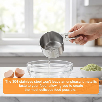 2/3 Cup Measuring Cup 160Ml 304 Stainless Steel 2/3 Measuring Cups5