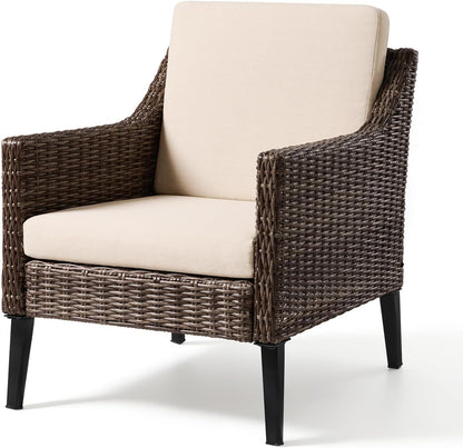 Outdoor Wicker Patio Furniture Set with Deep Seating and Cushions1