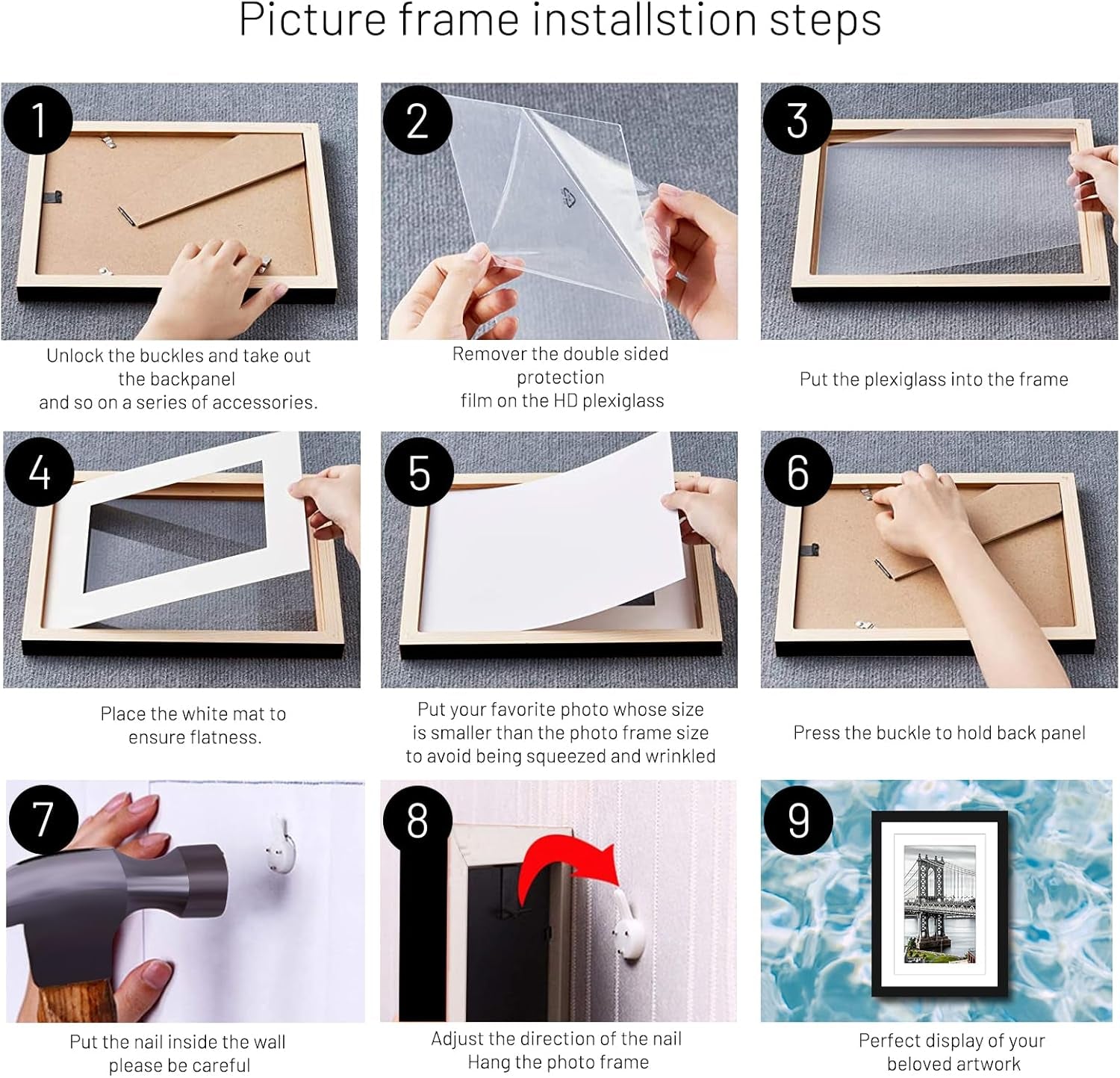 11x14-picture-frames-solid-wood-display-pictures-9x12-or-8x10-with-mat-or-11x14-frame-without-mat-poster-photo-frame-art-with-2-mats-for-wall-mounting-or-table-topblack