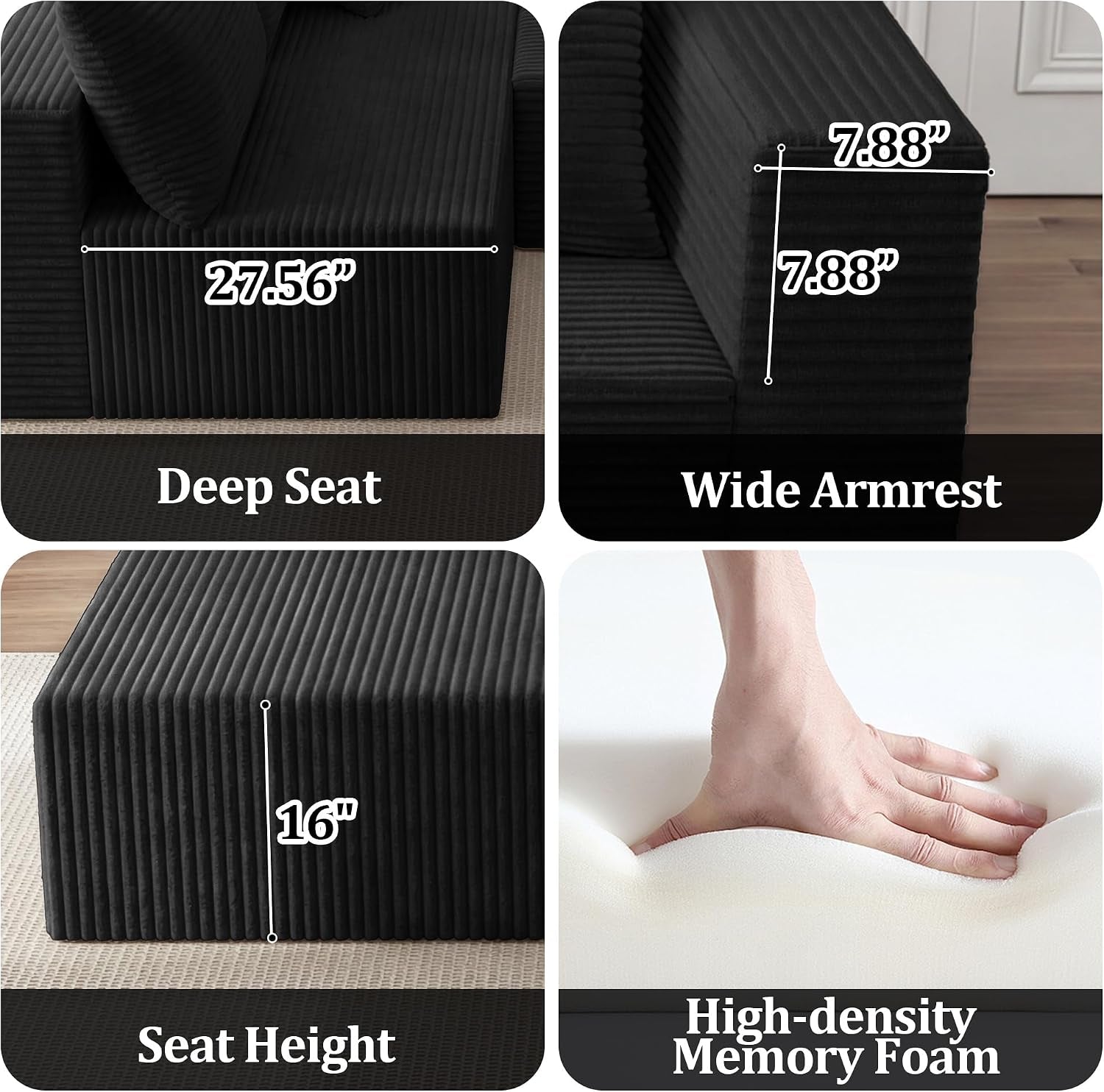 92-5-modular-sectional-sofa-l-shaped-cloud-couch-with-deep-seats-and-chaise-upholstered-corduroy-boneless-couch-for-living-room-small-space-no-need-assembly-blackleft-facing-chaise