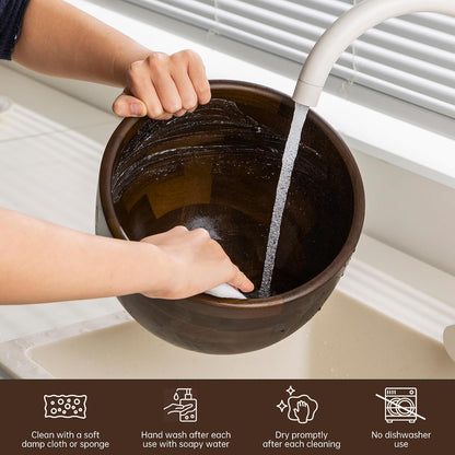 Walnut Mixing Bowl for Kitchen Aid 4.5-5 Qt Tilt-Head9