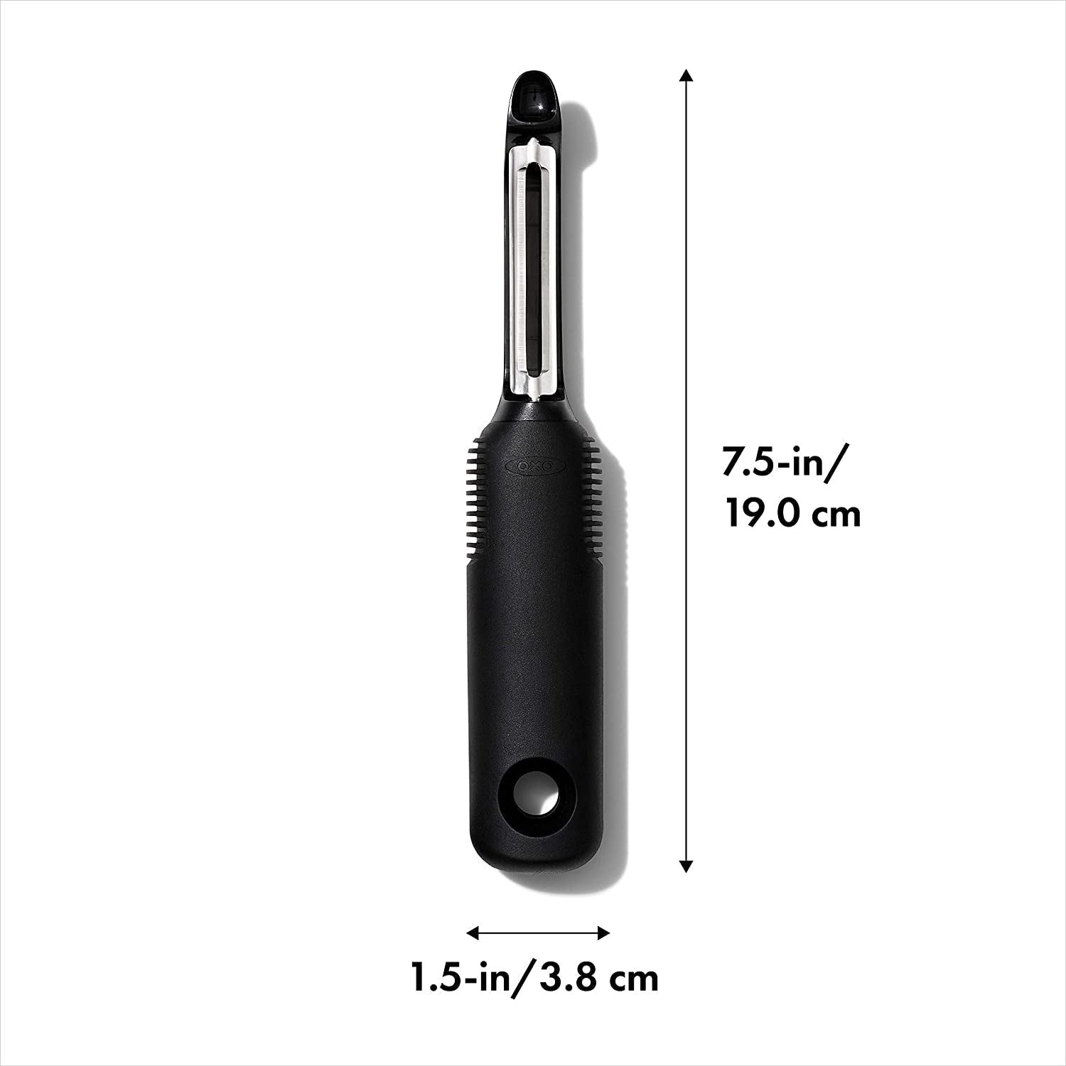 oxo-good-grips-swivel-vegetable-peeler-with-soft-comfortable-handle-black-soft-non-slip-grip-on-handle-built-in-potato-eye-remover-rust-proof-peels-vegetables-and-fruits-with-ease