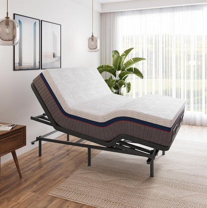 Full Body Incline Adjustable Bed Frame, Power Adjustable Base for Side Sleepers, Timed Massage, Anti-Snore, California King7