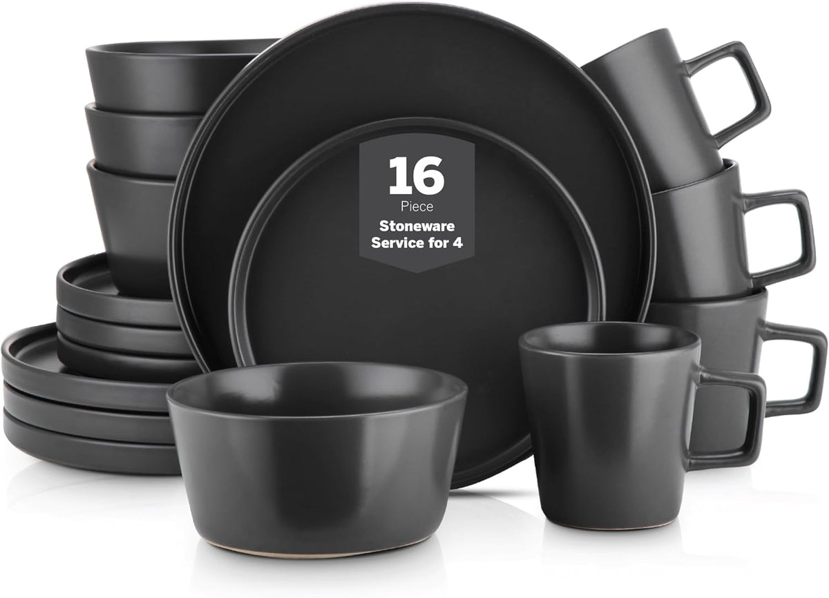stone-lain-celina-stoneware-16-piece-dinnerware-set-plates-and-bowls-black-matte-dish-service-for-4-minimalist-round-style-microwave-dishwasher-safe