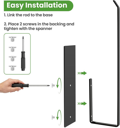 Paper Towel Holder, Magnetic Paper Towel Holder for Fridge, Toilet Paper Roll Holder Magnet Towel Rack Wall Mount Fridge Organizer for Paper Towels Rolls Bathroom Pantry RV Kitchen Storage6