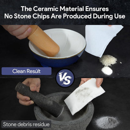 4Pcs Small Ceramic Mortar and Pestle Set with Silicone Lids3