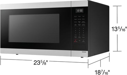 SAMSUNG 1.9 Cu. Ft. Countertop Microwave with Sensor Cooking, Stainless Steel, MS19DG8500SRAA9