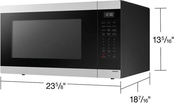 SAMSUNG 1.9 Cu. Ft. Countertop Microwave with Sensor Cooking, Stainless Steel, MS19DG8500SRAA9
