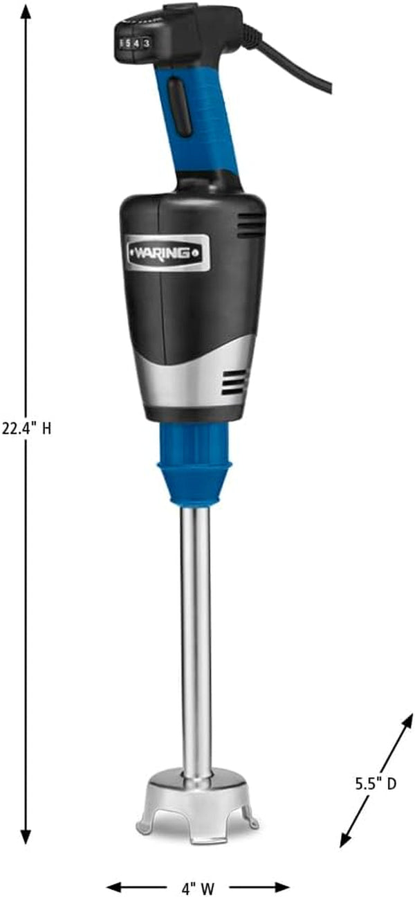 Commercial Quik Stix plus Immersion Blender, Variable Speed, 10 in Removable Shaft, for Professional Hand Blender for Kitchens & Restaurants, WSB40X7