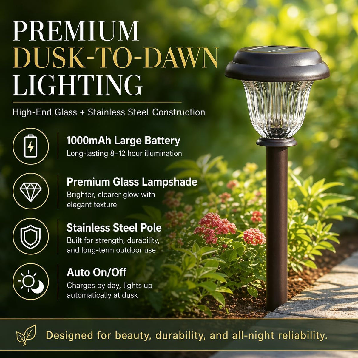 8-pack-solar-lights-outdoor-stainless-steel-glass-solar-pathway-lights-auto-on-off-long-lasting-waterproof-garden-lights-for-landscape-path-yard-driveway-walkway-decor-warm-white