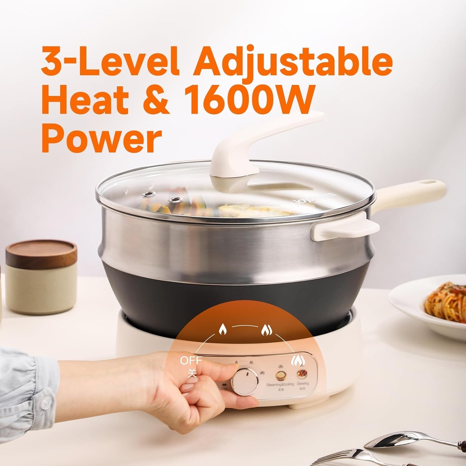 5qt-electric-skillet-pure-iron-nonstick-frying-pan-with-glass-lid-steamer-rack-1600w-3-level-heat-control-removable-pot-family-sized-cooker-for-boil-steam-saute-11-81inch