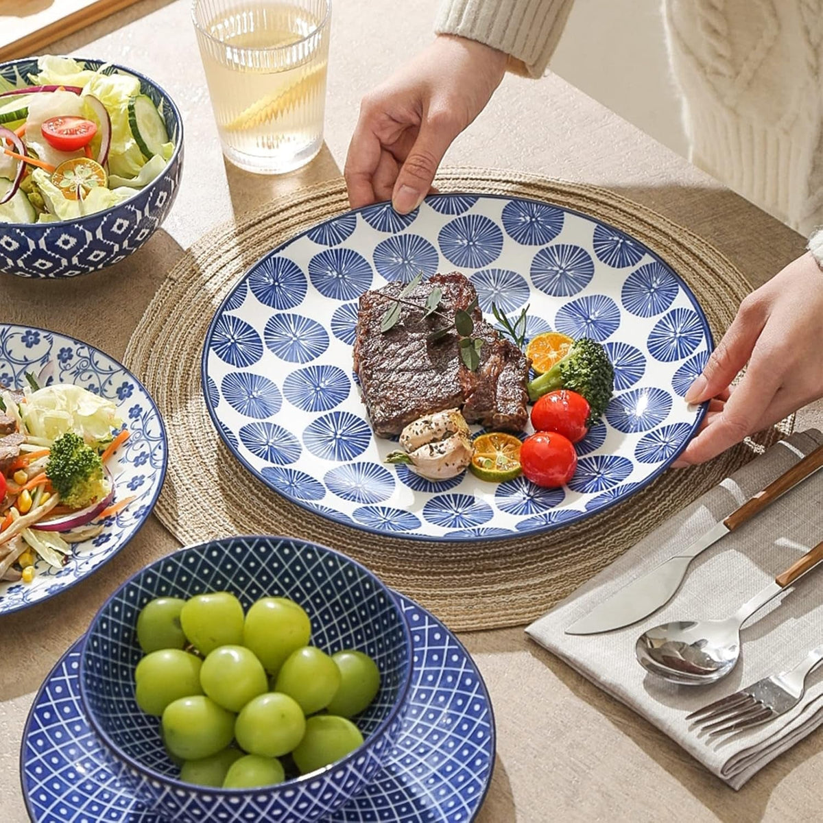 ceramic-dinnerware-sets-12-pcs-plates-and-bowls-sets-vintage-blue