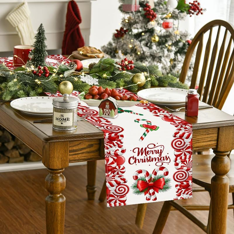 christmas-linen-red-and-white-candy-cane-christmas-table-runner-72-inches-long-seasonal-winter-christmas-xmas-holiday-farmhouse-style-table-decoration-red
