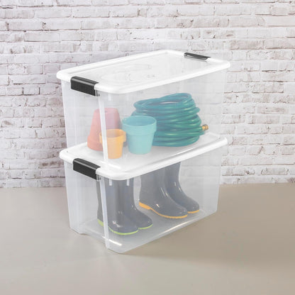 Ultra Latch Box with Lids for Home and Office, 70 Quart, 4-Pack8