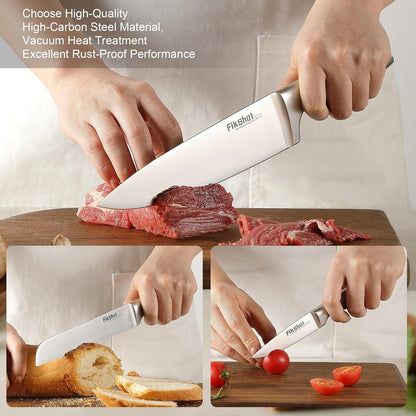 14 Pieces Knife Block Set German Stainless Steel with Sharpener5