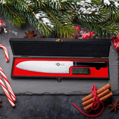 7 Inch Japanese Santoku Chef Knife VG-10 Damascus/San-Mai8