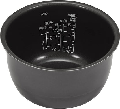 Zojirushi Nw QAC10 5.5 Cup Induction Rice Cooker and Warmer (Black) | Custom Cooking Pan, Double Nonstick Coating, LCD Controls, Delay Timer8