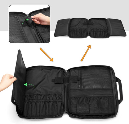 Knife Storage Bag with Lockhole & 20+ Slots, up to 17.5 In, Bag Only3