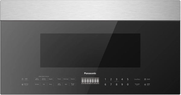 Panasonic NN-SU158S 1.9 Cu. Ft. 1000W Over-The-Range Microwave Oven with Static Touch Control & Smoky Glass Design1