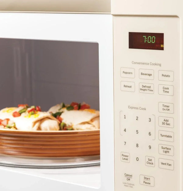GE MICROWAVES 1029481 1000W 1.6 Cu. Ft. Over-The-Ran Microwave Oven, Bisque4