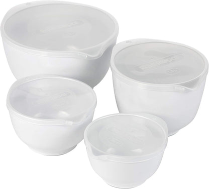 Precision Craft Mixing Bowl Set 4 Pcs Elevate Your Culinary Experience Stylish Nesting Bowls for Effortless Cooking and Baking2