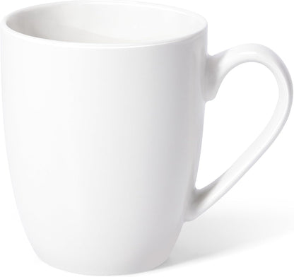 Large Ceramic Coffee Mugs Set of 4 16Oz(475Ml) Tea Cups Idea Gifts White | Microwave & Dishwasher Safe Sturdy Resistance to Staining Comfortable Handle Cups for Latte Hot Tea Cappuccino Mocha Cocoa9