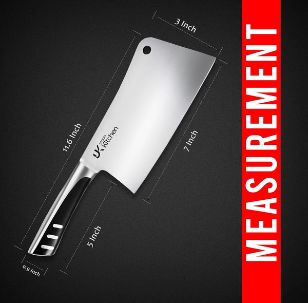 Meat Cleaver Knife 7 Inch Bone Chopper Stainless Steel4