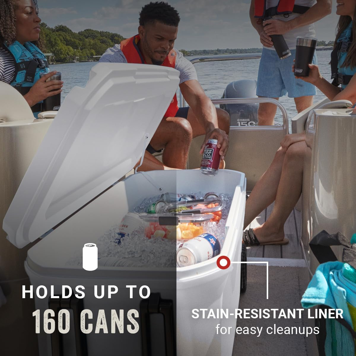 coleman-marine-cooler-with-fully-insulated-uv-guard-lid-body-keeps-ice-for-3-days-great-for-boating-fishing-52qt-100qt-wheeled-120qt-options