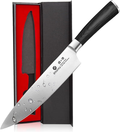 8 Inch Japanese SUS440A Stainless Steel Gyutou Chef Knife, Black1