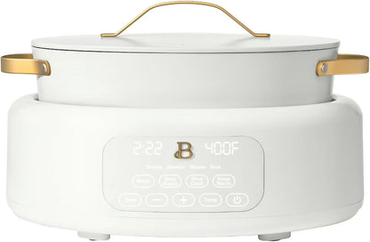 10 in 1 6 Qt Electric Multi-Cooker White Icing by Drew Barrymore1