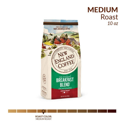 Decaf Breakfast Blend Ground Coffee 10Oz (Pack of 1)3