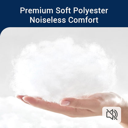 100% Waterproof Mattress Protector Queen Size, Ultra-Soft Breathable Noiseless Mattress Pad with Deep Pocket 6"-18" Depth, Oil & Stain Resistant Bed Wetting Mattress Cover Washable (White)5