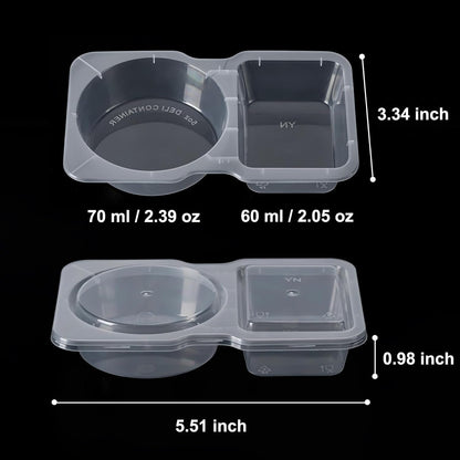 Reusable Snack Containers with Lids, Snack Pack Containers, Snackle Box2