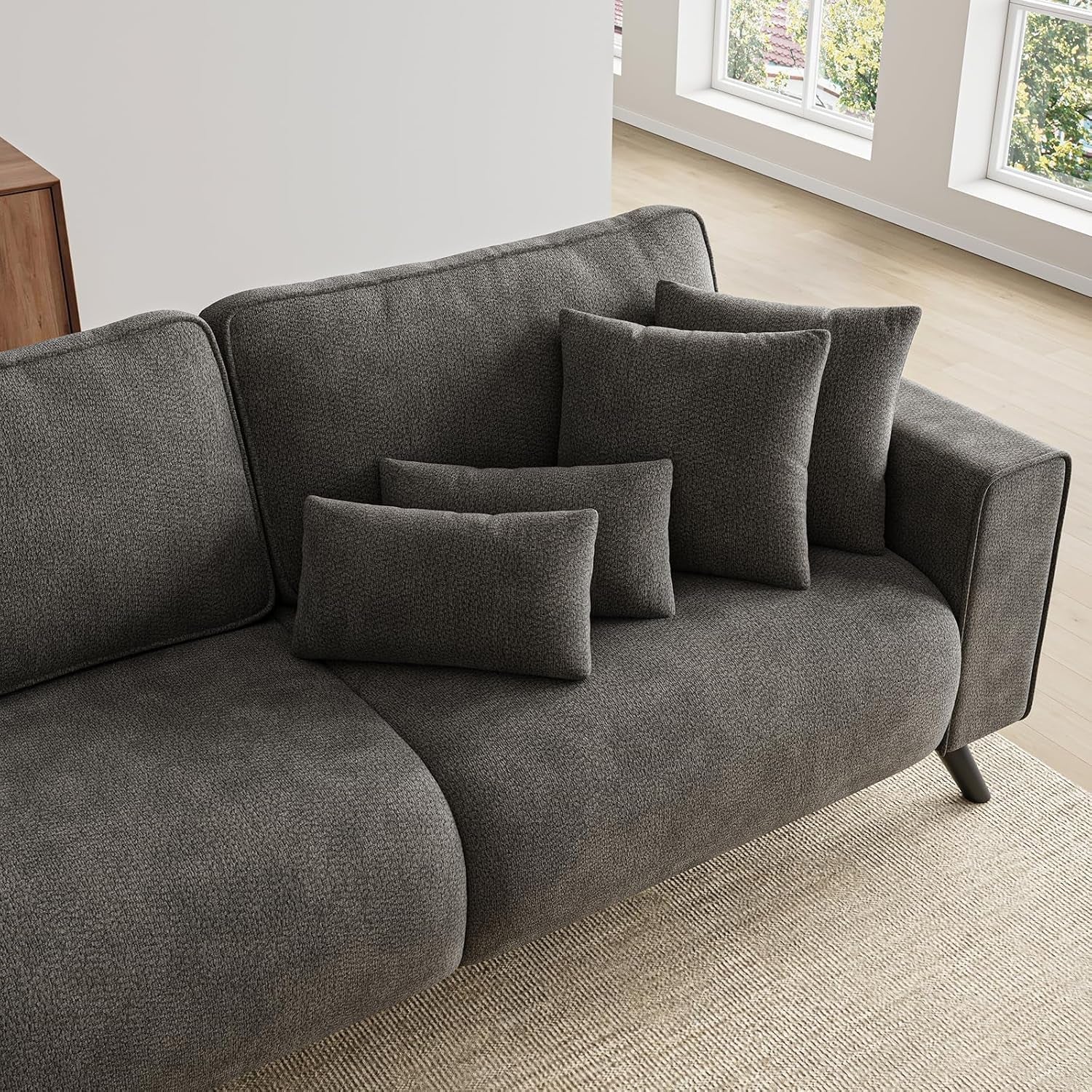 85-loveseat-sofa-chenille-couch-with-deep-seat-dark-grey