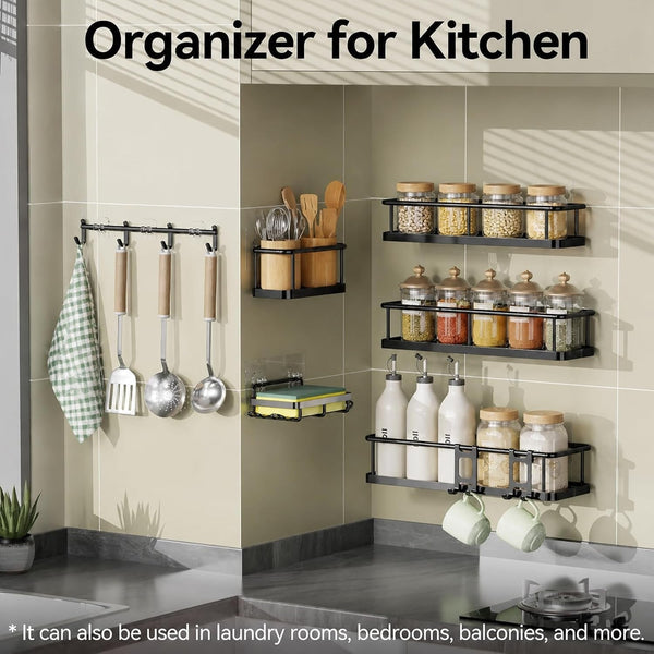 6 Pack Shower Caddy - Stainless Steel Shower Shelf for inside Shower7