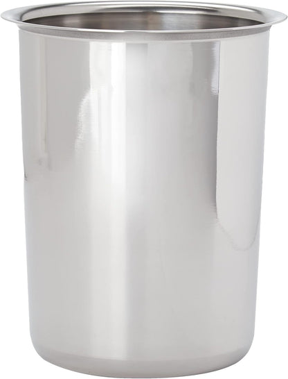 1.25 Qt Stainless Steel Bain Marie | Bent Rim, Great for Hot Holding, Soups, Sauces and Steam Tables2