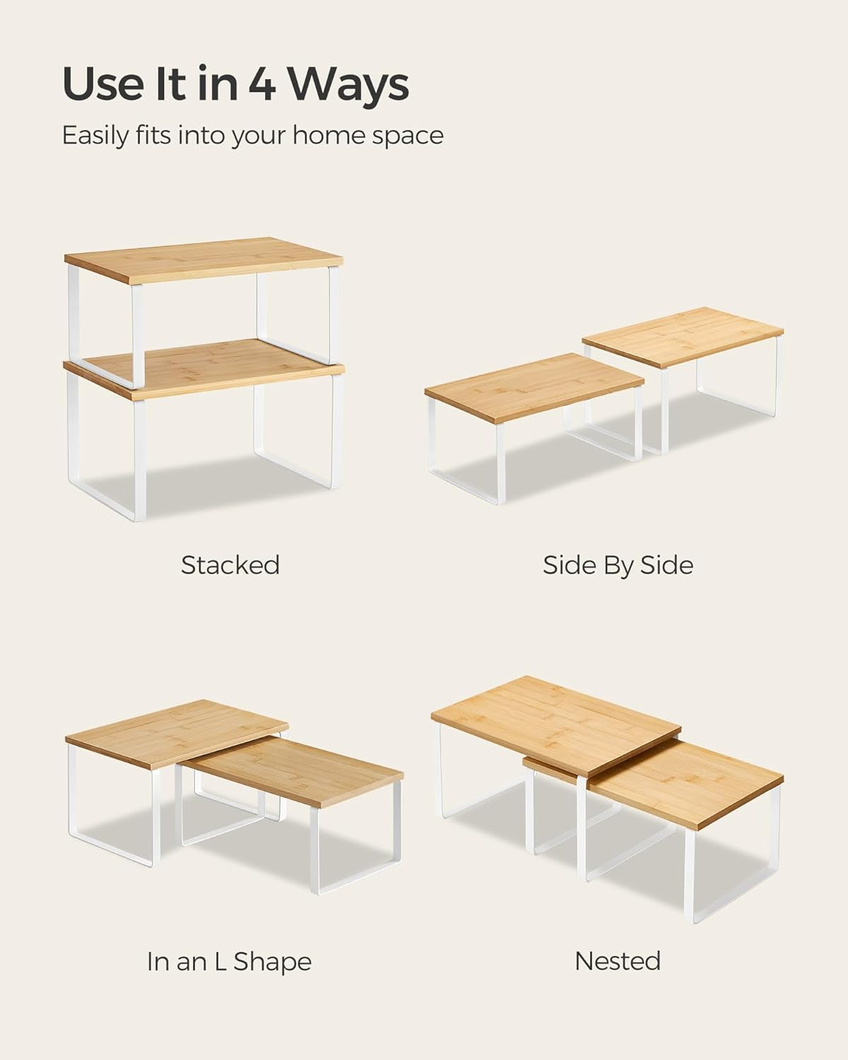 songmics-cabinet-organizer-shelf-set-of-4-spice-rack-kitchen-storage-kitchen-storage-spice-rack-steel-and-bamboo-white-and-yellow-bystro-collection-ukcs010n01