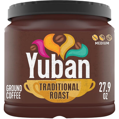 Ground Coffee, Traditional Roast, 27.9 Oz Canister | Deep, Rich & Full-Bodied Coffee, a Blend from Latin America, Smooth & Balanced, for Drip, French Press & Pour-Over1