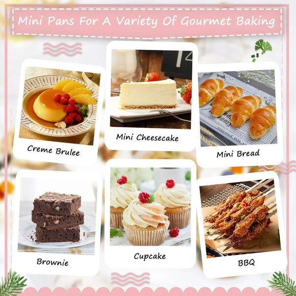 Mini Loaf Cake Pans with Lids 100 Pack, Small Foil Baking Tins | 6.8Oz Rectangle, White, Disposable Aluminum Cake Cups, Individual Dessert Containers for Wedding, Bake Sales7