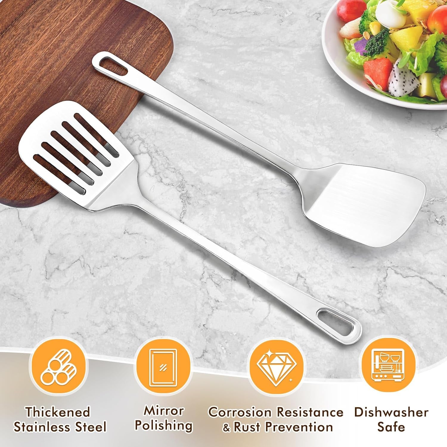 2-pcs-stainless-steel-spatulas-set-metal-spatula-solid-slotted-turner-heavy-duty-sturdy-spatula-for-kitchen-use-high-heat-resistant-cooking-utensils-for-fish-eggs-pancakes-easy-to-clean-silver