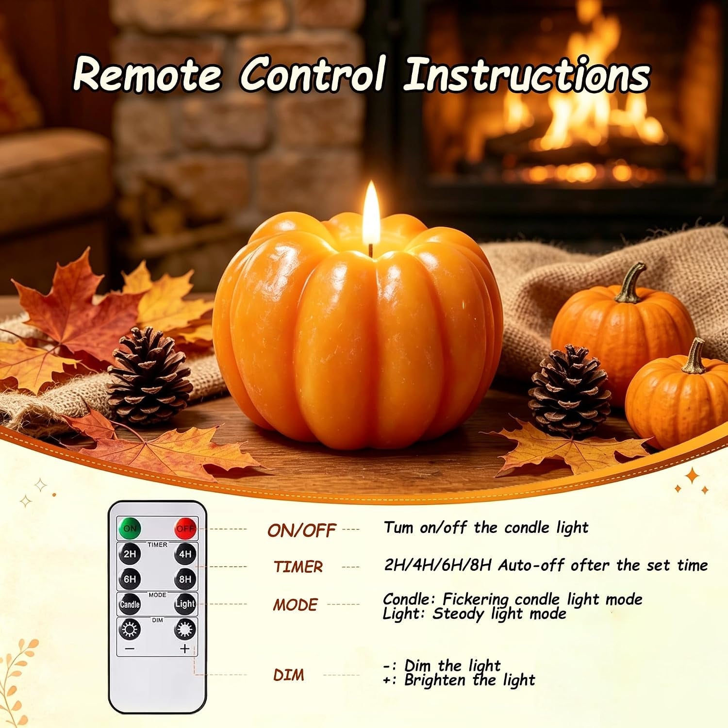 fall-decor-300-hours-rechargeable-flickering-flameless-wax-pumpkin-candles